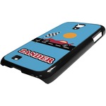 Race Car Plastic Samsung Galaxy 4 Phone Case (Personalized)
