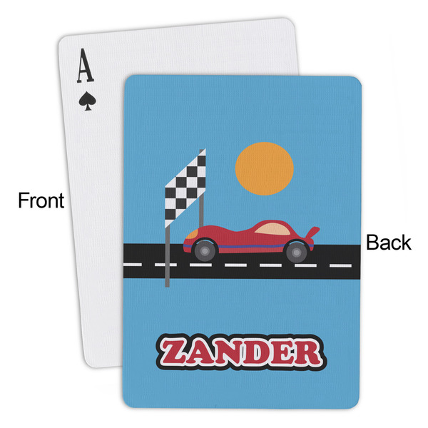 Race Car Playing Cards - Approval