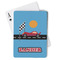 Race Car Playing Cards - Front View