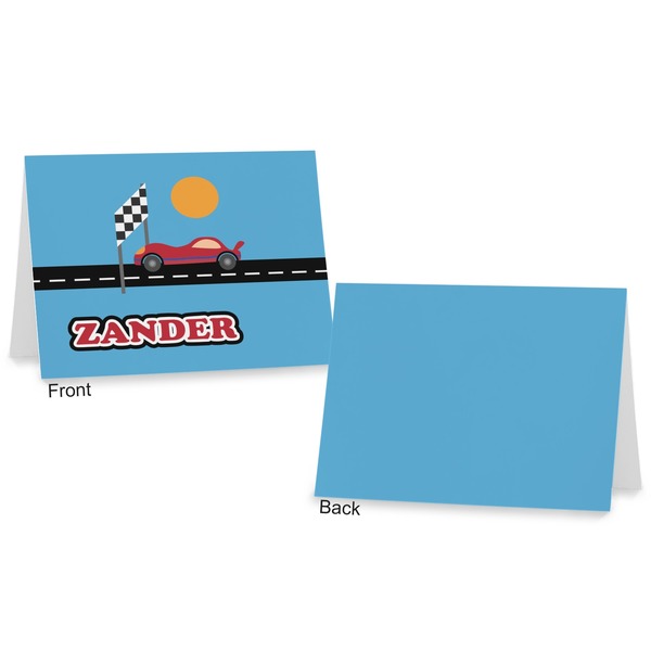Race Car Postcard - Front and Back