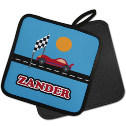 Race Car Pot Holder w/ Name or Text