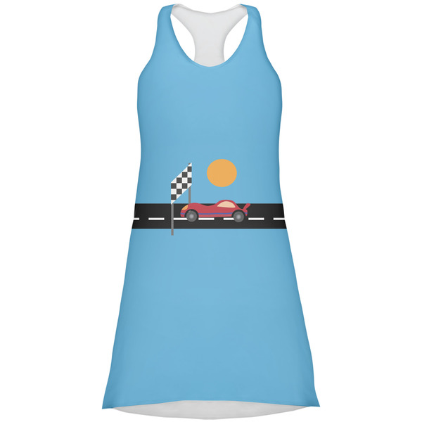 Custom Race Car Racerback Dress - Medium