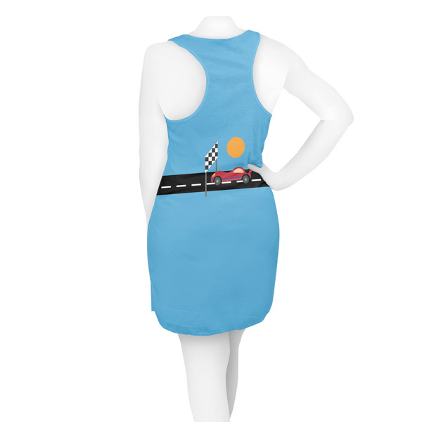 Race Car Racerback Dress - On Model - Back