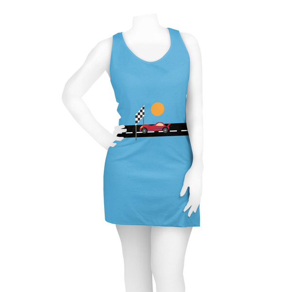 Race Car Racerback Dress - On Model - Front