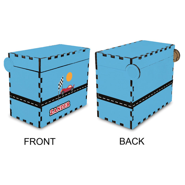 Race Car Recipe Box - Full Color - Approval