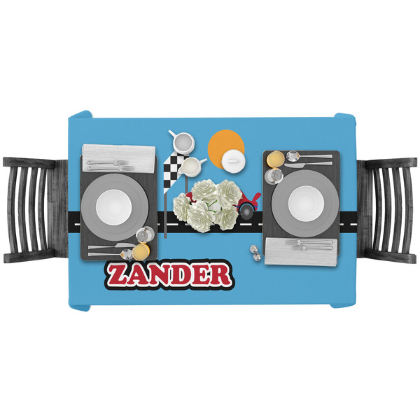 Race Car Rectangular Tablecloths - LIFESTYLE