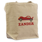 Race Car Reusable Cotton Grocery Bag - Single (Personalized)