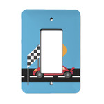 Race Car Rocker Style Light Switch Cover - Single Switch