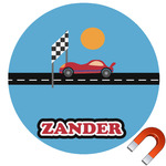 Race Car Car Magnet (Personalized)