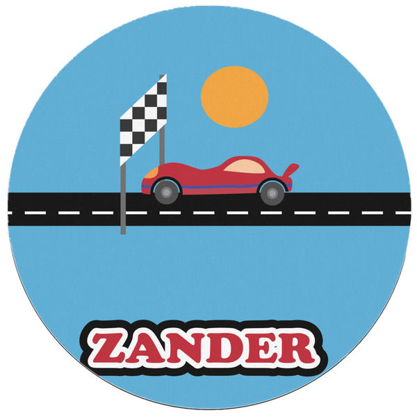 Race Car Round Mousepad - APPROVAL