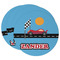 Race Car Round Paper Coaster - Main