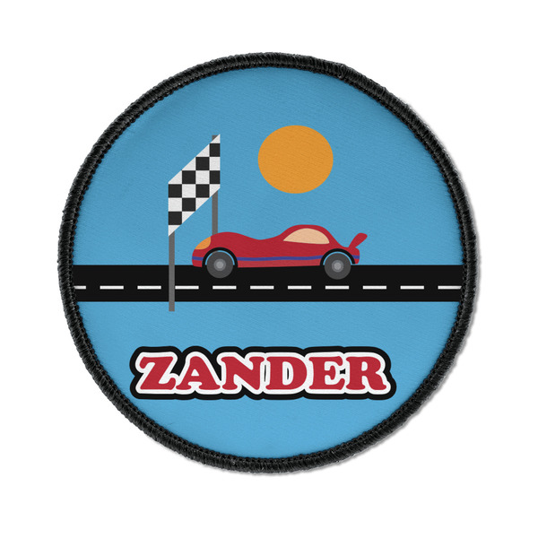 Race Car Round Patch