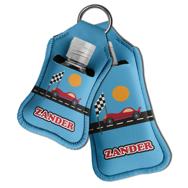 Race Car Sanitizer Holder Keychain - Both in Case (PARENT)