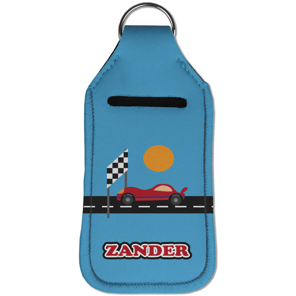 Race Car Sanitizer Holder Keychain - Large (Front)