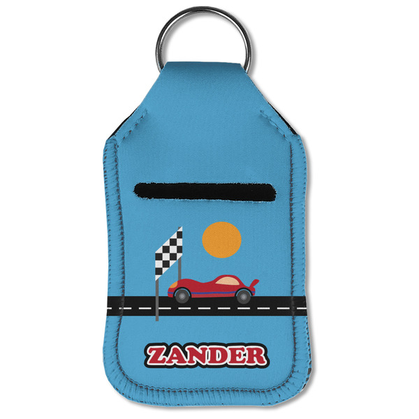 Race Car Sanitizer Holder Keychain - Small (Front Flat)