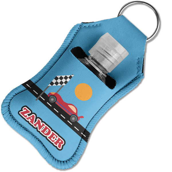 Race Car Sanitizer Holder Keychain - Small in Case