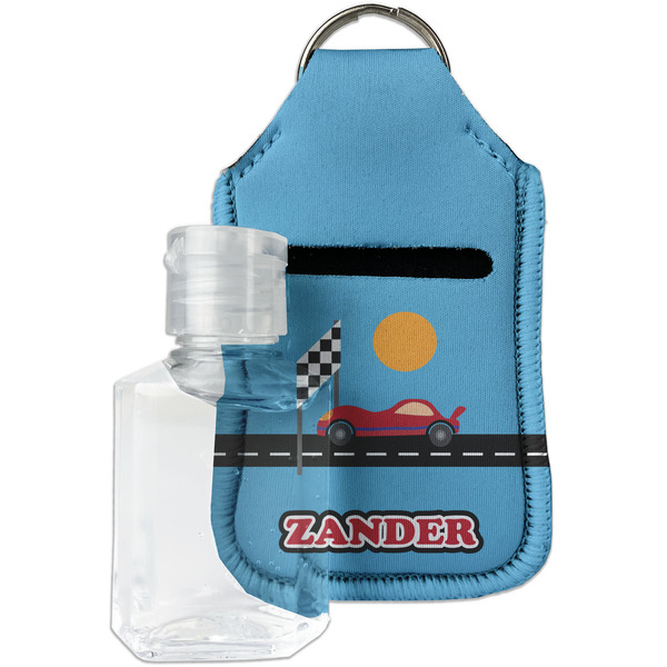 Custom Race Car Hand Sanitizer & Keychain Holder (Personalized)