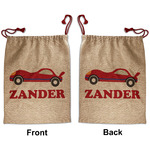 Race Car Santa Sack - Front & Back (Personalized)