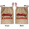 Race Car Santa Sack - Front & Back (Personalized)