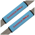 Race Car Seat Belt Covers (Set of 2) (Personalized)
