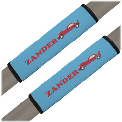 Race Car Seat Belt Covers (Set of 2) (Personalized)