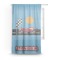 Race Car Sheer Curtain - 50"x84" (Personalized)
