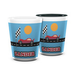 Race Car Ceramic Shot Glass - 1.5 oz (Personalized)