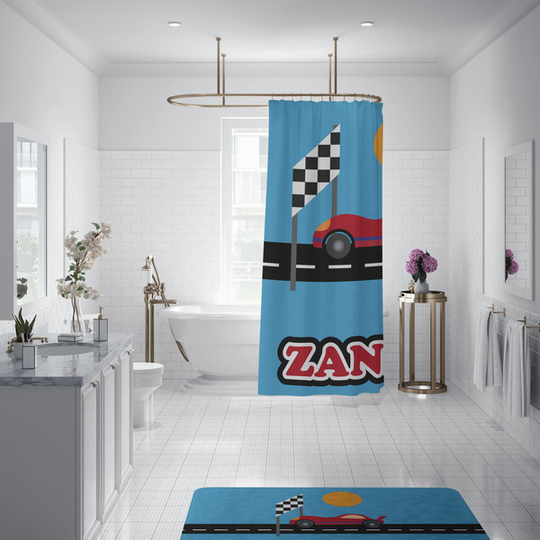 Race Car Shower Curtain - 70"x83"
