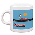 Race Car Espresso Cup (Personalized)