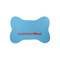 Race Car Bone Shaped Dog Food Mat (Small) (Personalized)