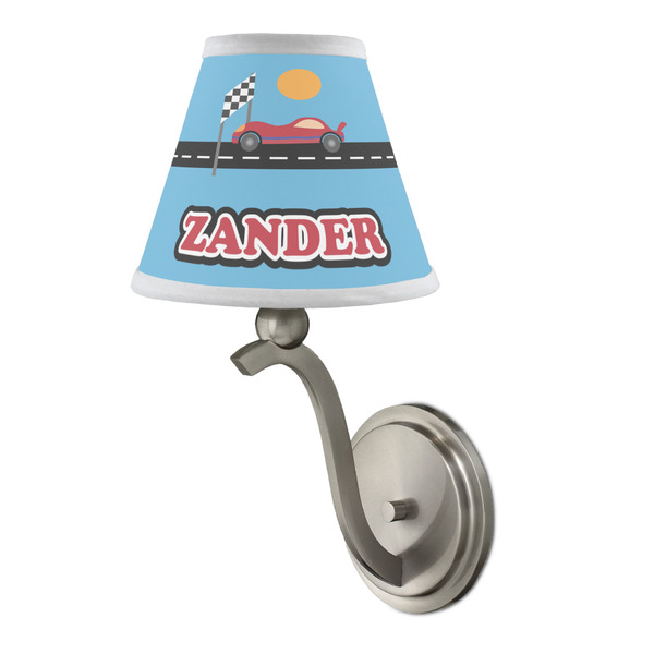 Race Car Small Chandelier Lamp - LIFESTYLE (on wall lamp)