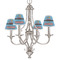 Race Car Small Chandelier Shade - LIFESTYLE (on chandelier)