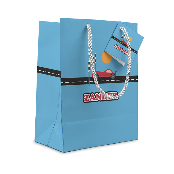 Custom Race Car Small Gift Bag (Personalized)