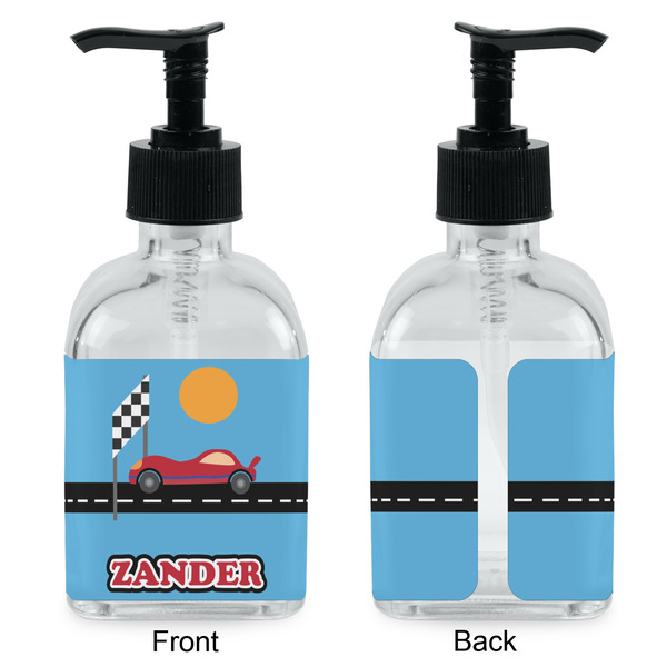 Race Car Glass Soap/Lotion Dispenser - Approval