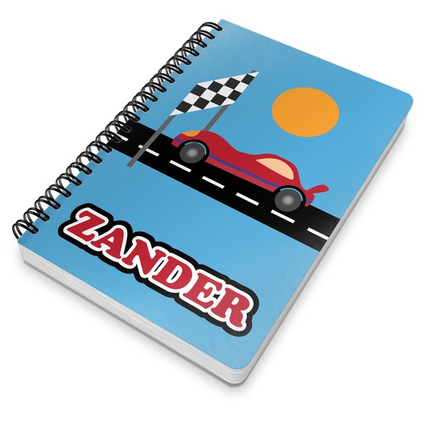 Race Car Spiral Journal 7 x 10 - Main