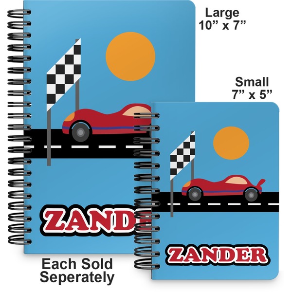 Race Car Spiral Journal - Comparison