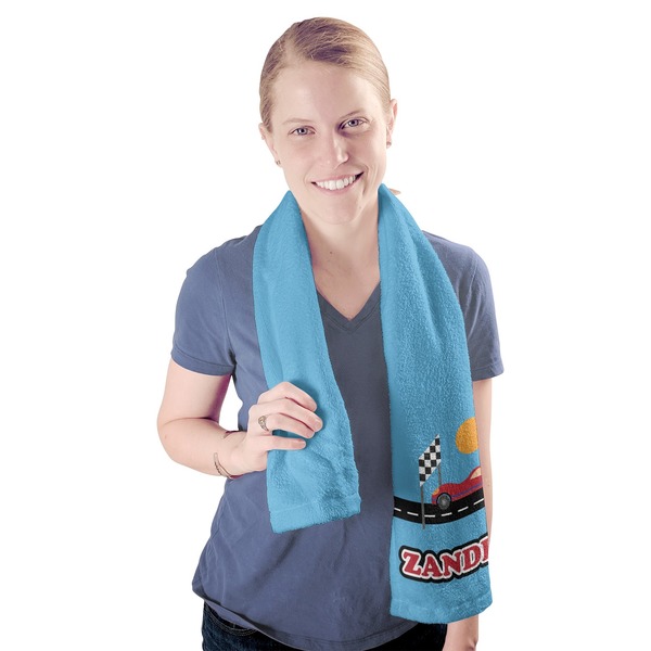 Race Car Sport Towel - Exercise use - Model