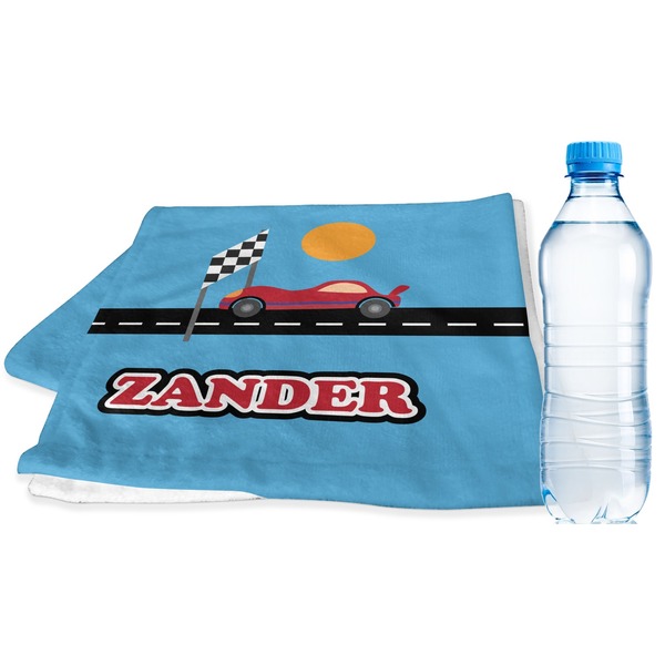 Custom Race Car Sports & Fitness Towel (Personalized)