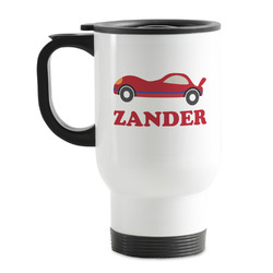 Race Car Stainless Steel Travel Mug with Handle