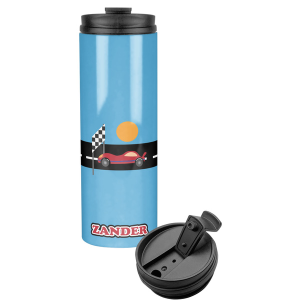 Custom Race Car Stainless Steel Skinny Tumbler (Personalized)