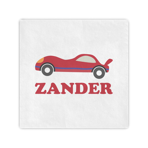 Custom Race Car Standard Cocktail Napkins (Personalized)