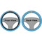 Race Car Steering Wheel Cover- Front and Back