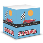 Race Car Sticky Note Cube (Personalized)