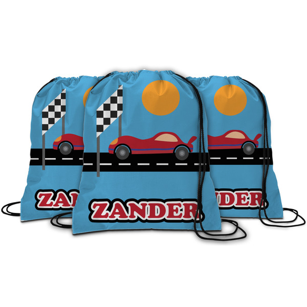 Race Car String Backpack - MAIN
