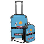 Race Car Kids 2-Piece Luggage Set - Suitcase & Backpack (Personalized)