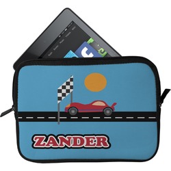 Race Car Tablet Case / Sleeve - Small (Personalized)