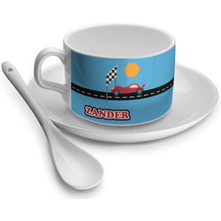 Race Car Tea Cup - Single (Personalized)