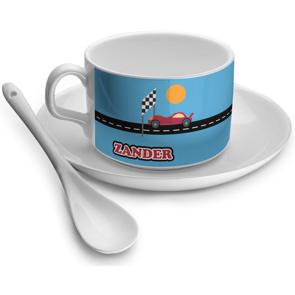 Custom Race Car Tea Cup (Personalized)