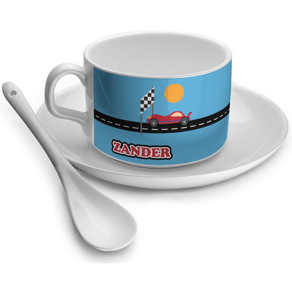 Custom Race Car Tea Cup - Single (Personalized)