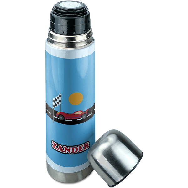 Race Car Thermos - Lid Off